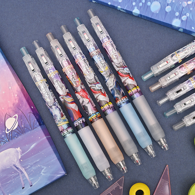 Nuevo anime pulsar pluma neutral al por mayor lindo dibujos animados douro continental prensa pen fabricantes directamente suministro de papelería pen pic 31
