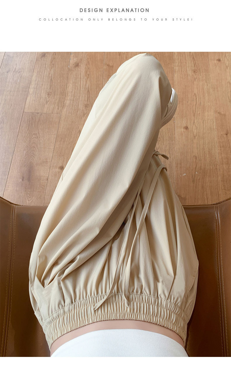 冰丝七分裙裤阔腿裤女夏季薄款宽松显瘦大码裤裙直筒休闲山本裙裤详情5