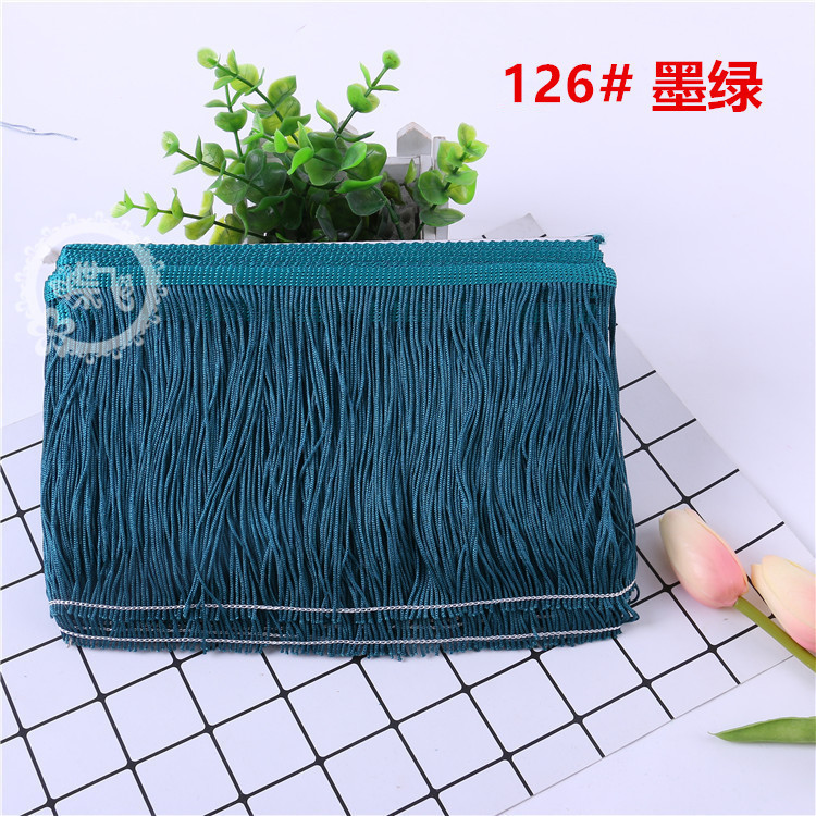 DIY stage costume accessories: Latin dance lace, tassel lace, polyester ribbon, 15CM, factory direct sales, 1 webbing pic 22