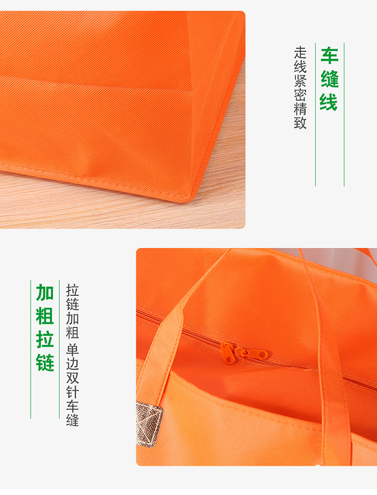 Non-woven fabric home textile zipper bags, transparent PVC non-woven fabric bags wholesale, quilt packaging bags customized - printing factory pic 19