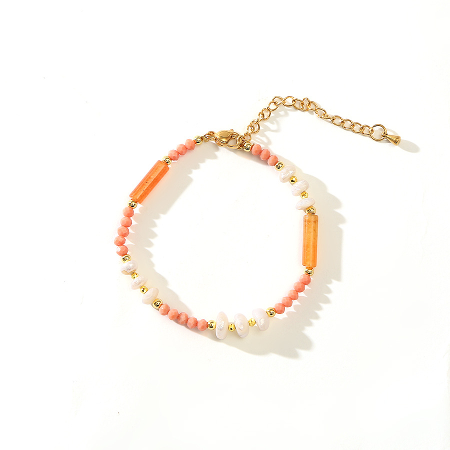 东陵石锆石巴洛克天然珍珠百搭手链小众设计轻奢手镯闺蜜学生手饰详情8