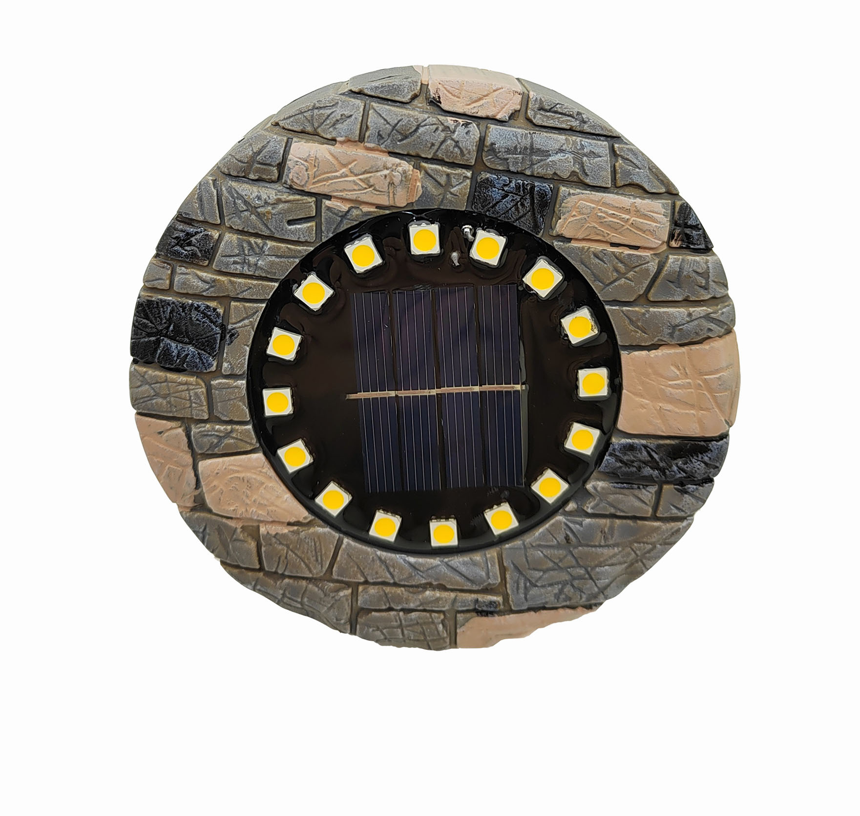 Cross-border bestsellers: Solar resin ground lamps, solar simulation stone lamps, outdoor rainproof courtyard landscape lamps pic 2