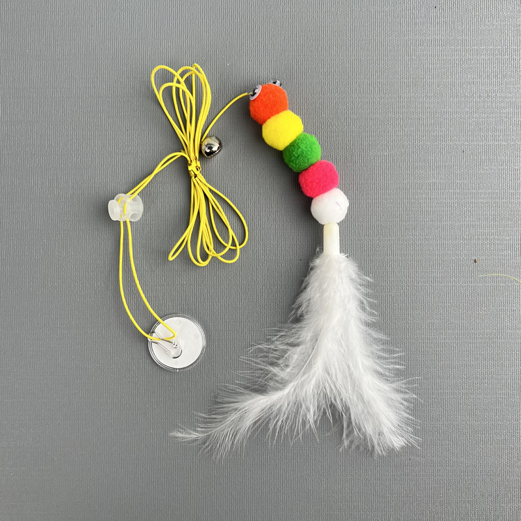 New cat-playing stick, swing, hanging door, cat toy, butterfly with catnip, self-entertainment, hanging, telescopic and adjustable pic 93
