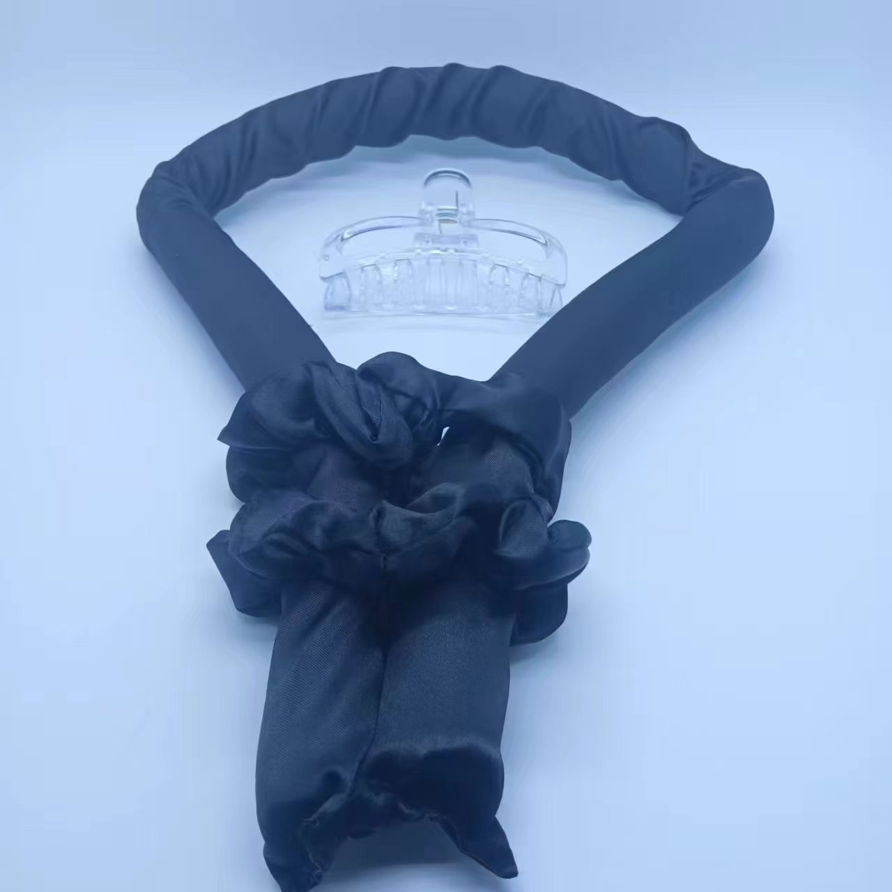 亚马逊泡沫睡眠懒人卷发带夹子神器 跨境新款两用刘海缝发卷发器详情4
