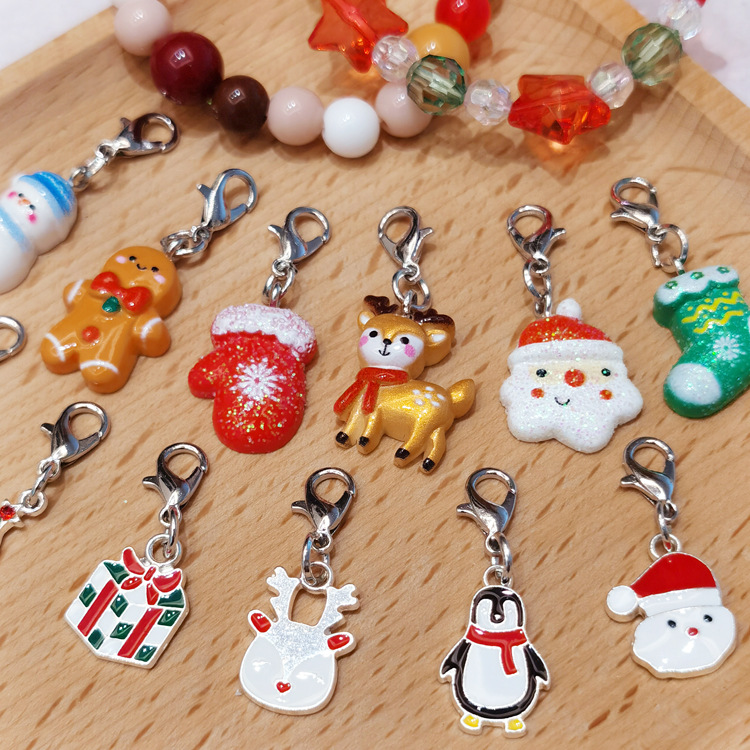 【可以】跨境圣诞创意DIY手链儿童串珠手链首饰套装圣诞节礼物详情11