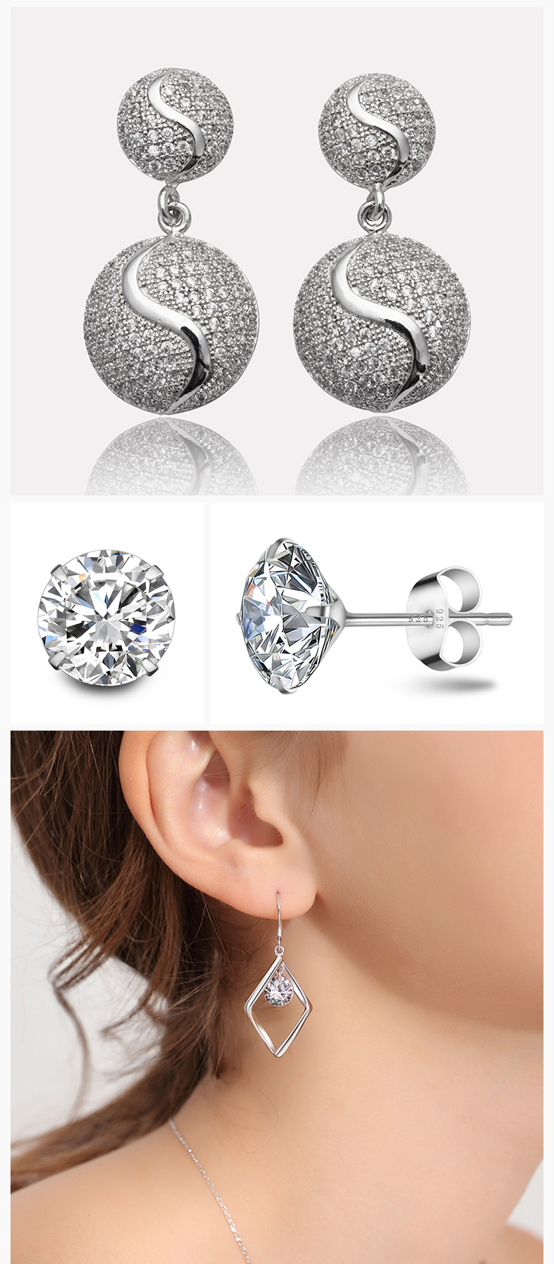 亚马逊电商手表首饰品项链耳环白底模特场景图片视频拍照摄影服务详情9