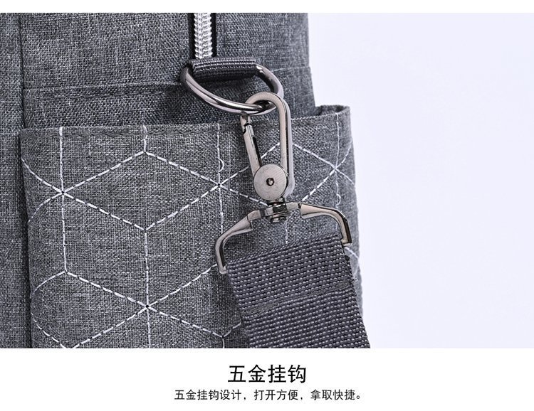 跨境时尚妈咪包女士单肩斜挎包妈妈大容量手提包待产包母婴包批发详情33