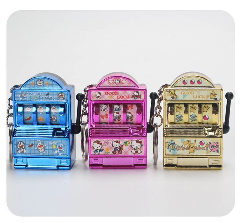 创意可爱游戏机钥匙扣水果机摇摇机挂件情侣小玩具精致包包挂饰详情7