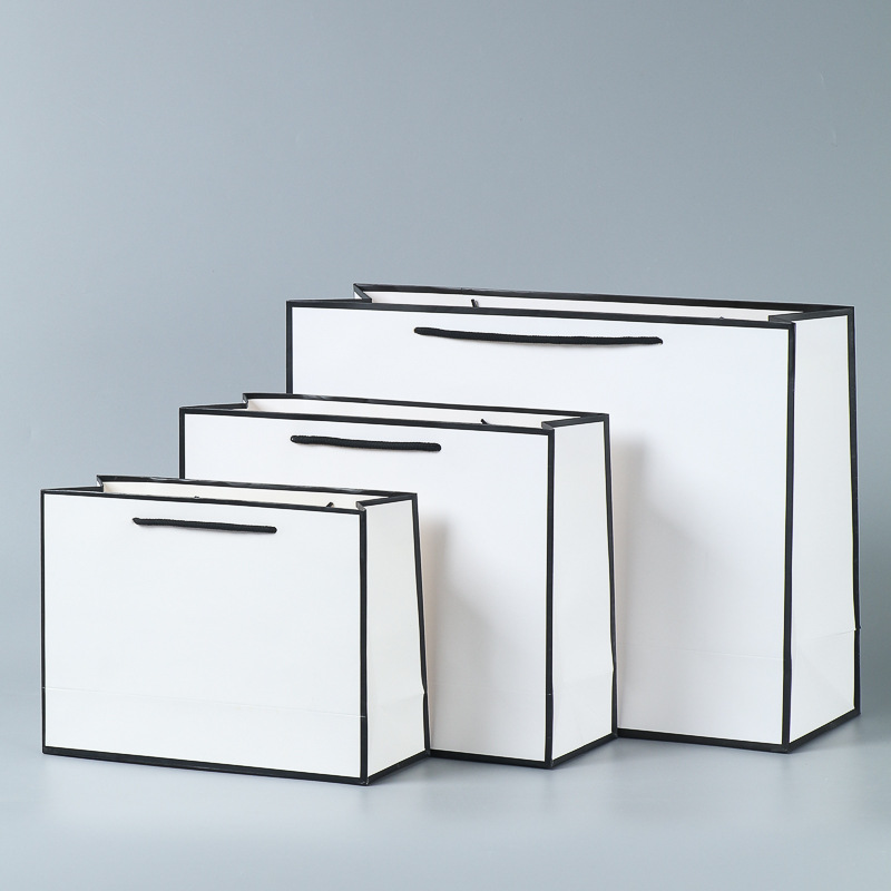 现货供应牛皮纸袋服装店手提袋茶叶眼镜店礼品袋美容化妆品饰品袋详情15