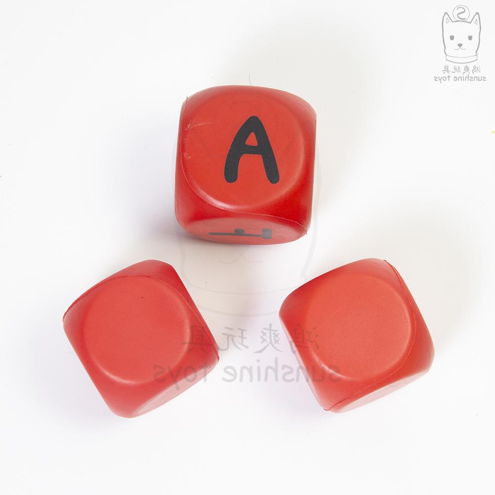 Cross-border factory soft solid dice, pu foam sponge balls, rounded corner squares, large color pieces promotional game handicrafts pic 21