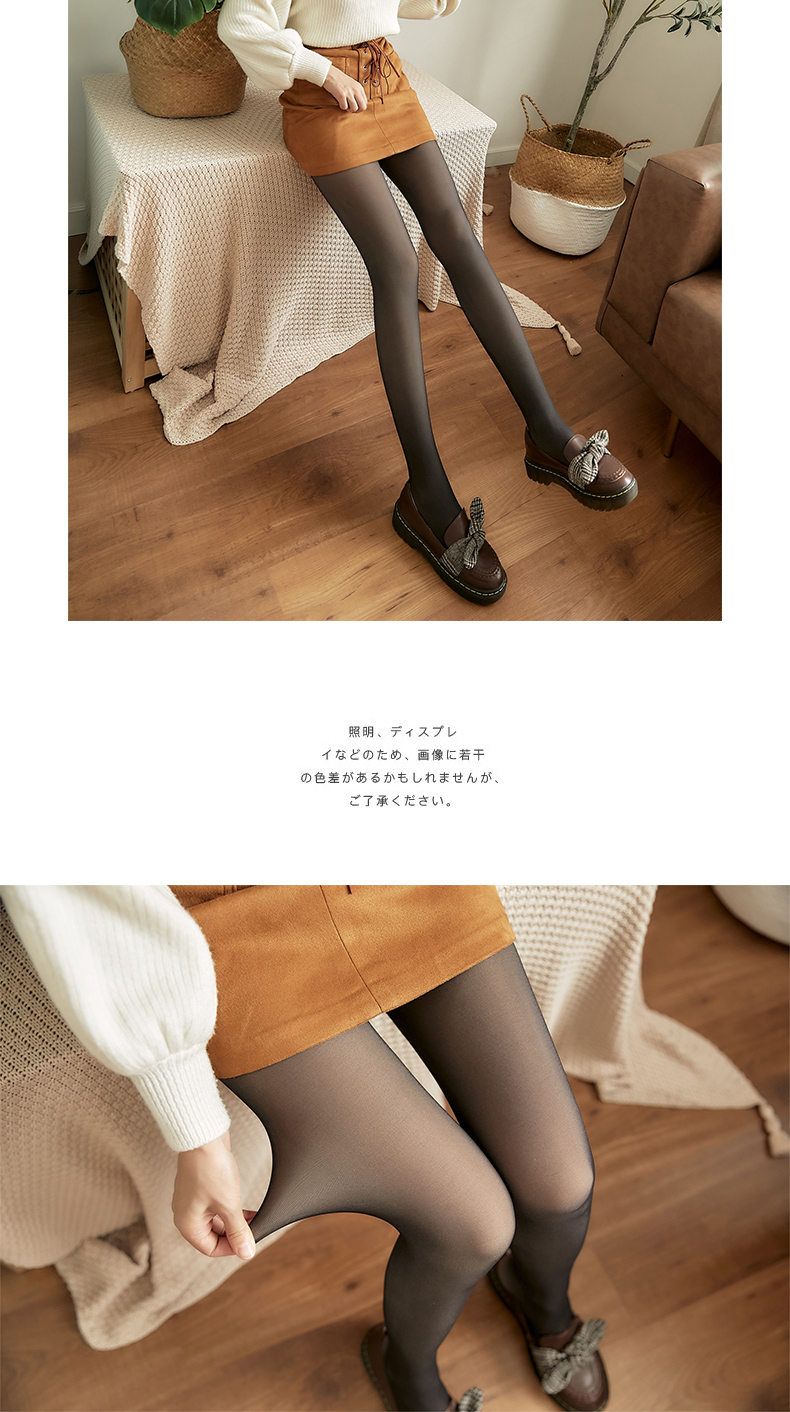 加厚加绒透肤打底裤女秋冬透肉连裤袜跨境大码一体裤水光花仙子连裤袜透黑丝打底袜光腿神器打底袜丝袜详情21