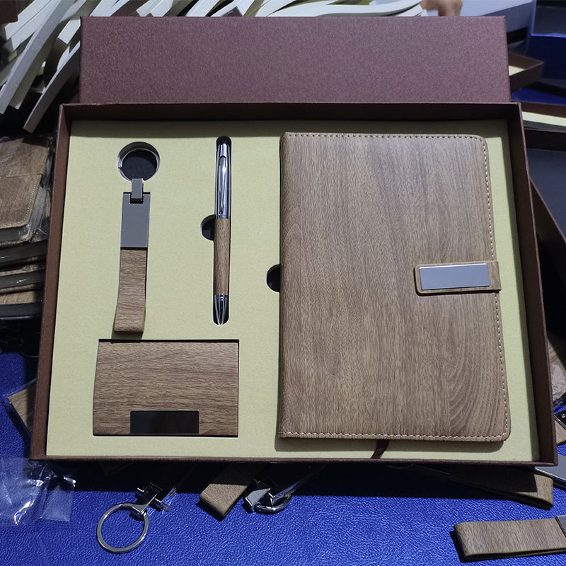 A7 Notebook Set, Keychain Gift, Corporate Real Estate Business Annual Meeting Event Notebook Gift Set pic 16