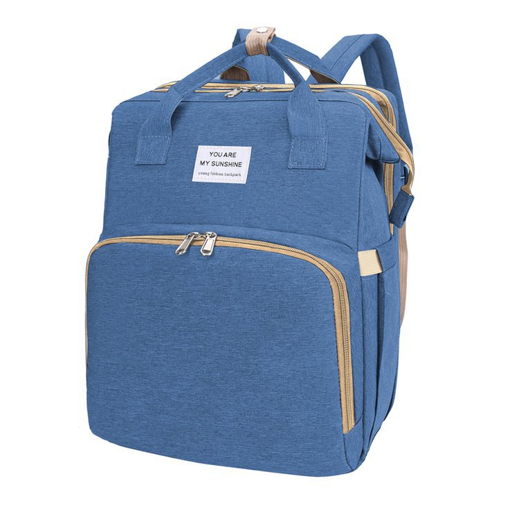 妈咪包 升级版多功能双肩包韩国ins大容量可折叠婴儿床便携旅行包详情29