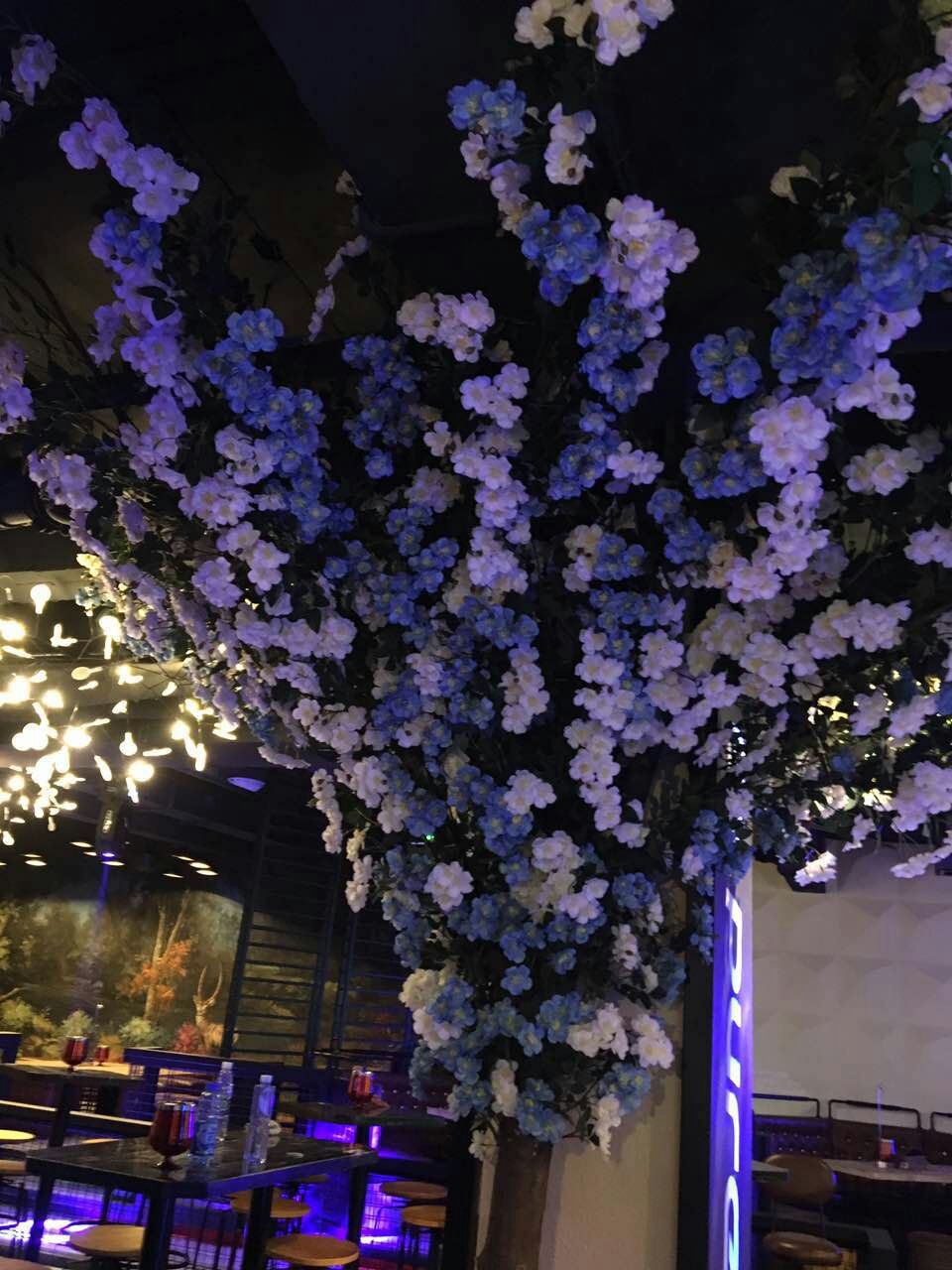 2-meter simulated extended rose flower strip, wedding decoration pipe, decorative flower, simulated vine, simulated flower, crape myrtle vine pic 15