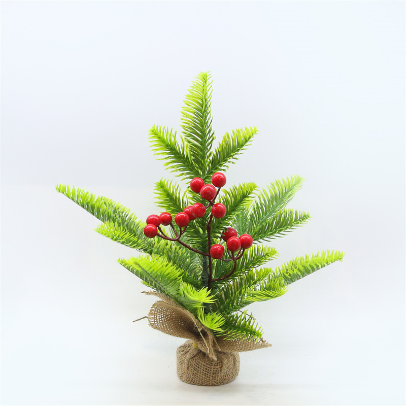 Christmas decorations, small PE cotton mini desktop Christmas tree ornaments, front desk desk decoration props pic 10