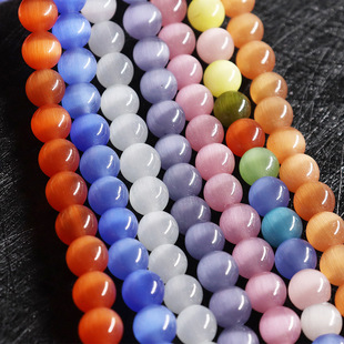 绿蓝松石天然玉石义乌地摊货diy配件饰半成品纽扣玛瑙圆串散珠子详情4