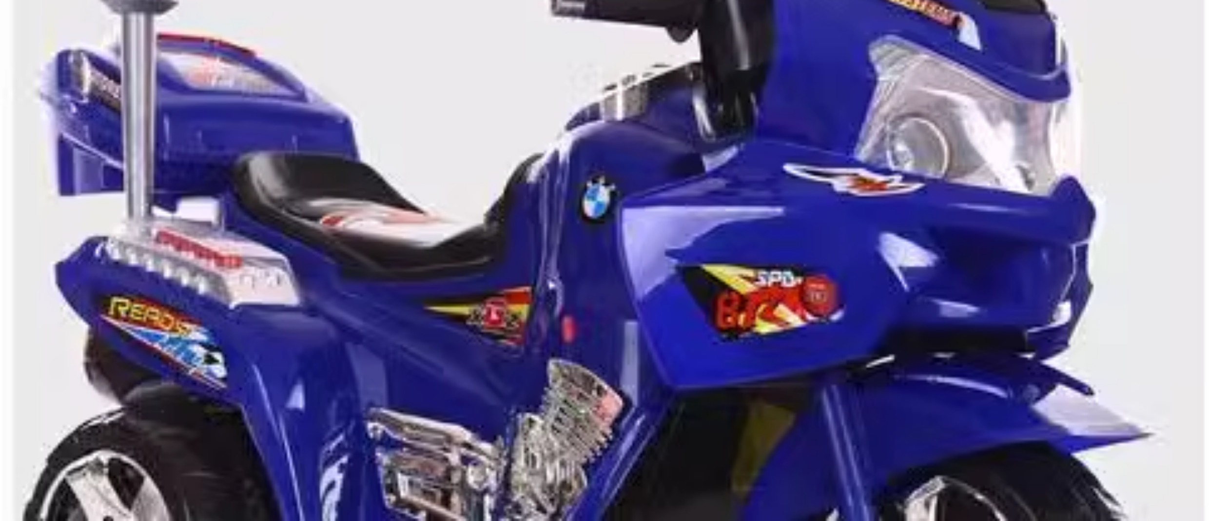 新款儿童电动摩托车三轮车大号警车男女童车宝宝可坐玩具车电泓纳详情8