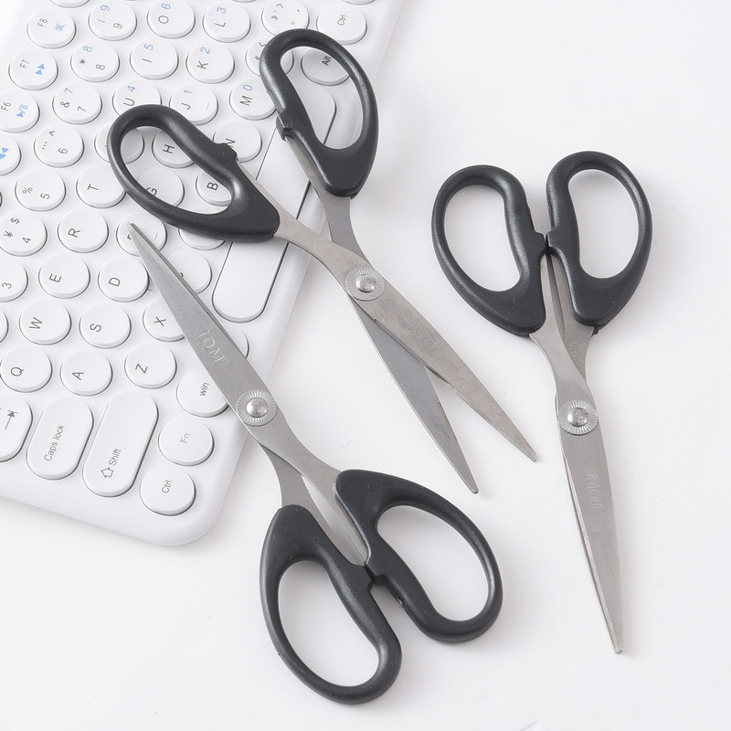 Factory direct supply of cross-border exclusive 6104 office paper-cutting and hand scissors, stainless steel student stationery, household small scissors pic 7