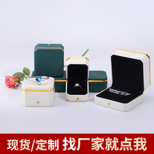 Wholesale of rounded corner jewelry boxes, velvet necklace boxes, jewelry ring boxes, stud boxes, bracelet and bangle boxes, and jewelry packaging boxes pic 13