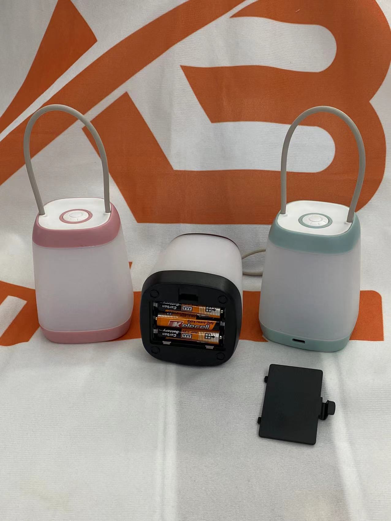 New mini creative bedroom bedside night light, dimmable rechargeable portable camping lamp pic 7