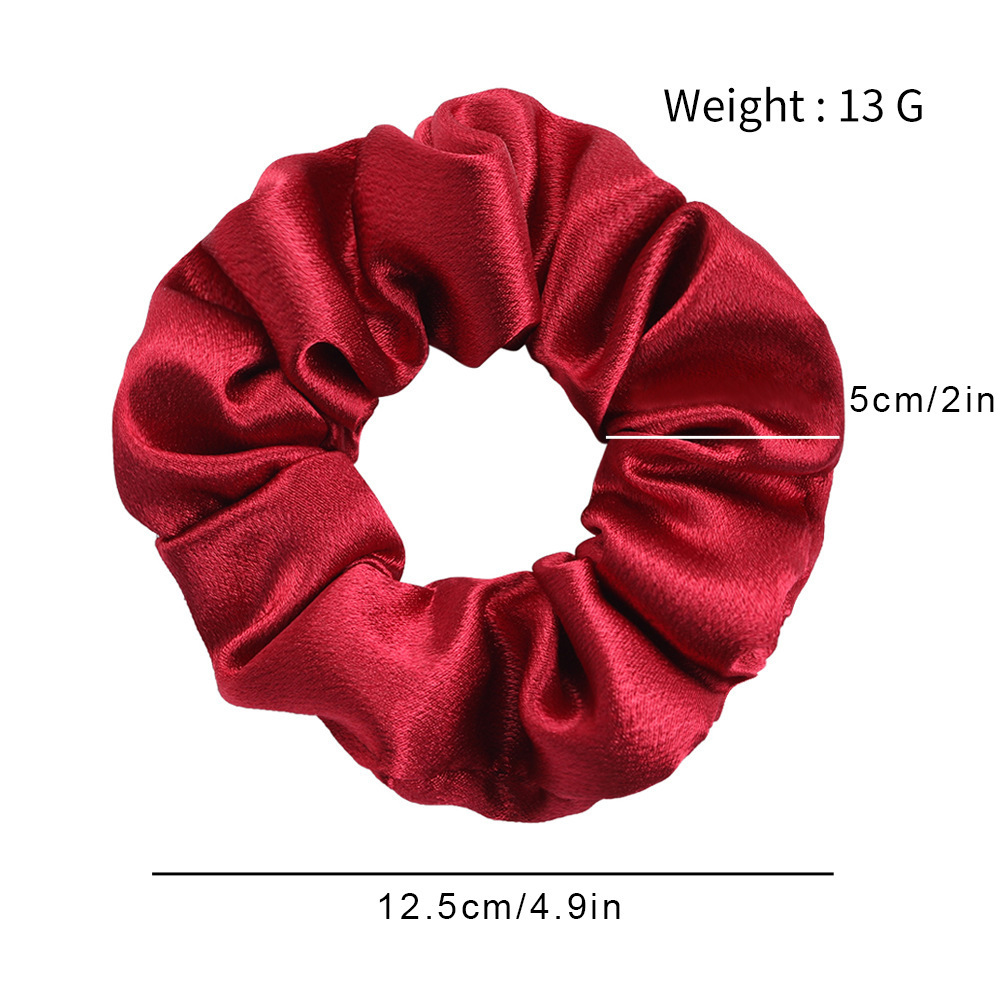 Qiyue Simple Large Intestine Hair Tie ins High-end Style Hair Tie Tie Ponytail Large Intestine Hair Tie Wholesale pic 21