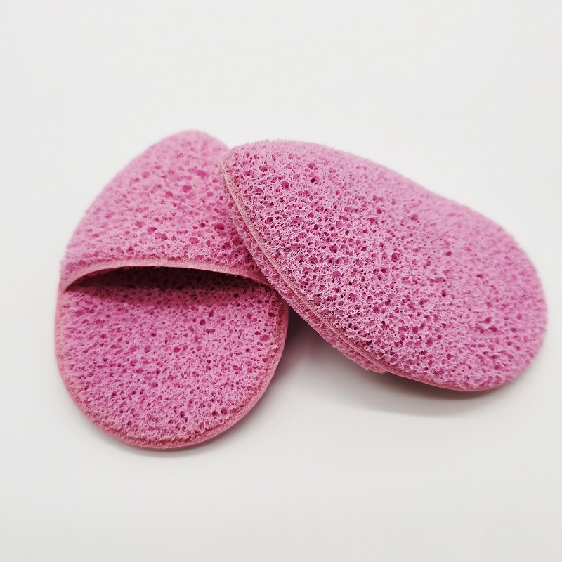 Customized hydrophilic non-latex water-drop gloves, pointed face wash puffs, makeup remover puffs, and polyurethane honeycomb cleansing puffs from the manufacturer pic 11
