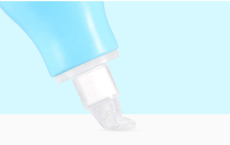 Baby manual nasal aspirator, cold nasal discharge and nasal congestion cleaner, silicone baby pump nasal aspirator pic 3