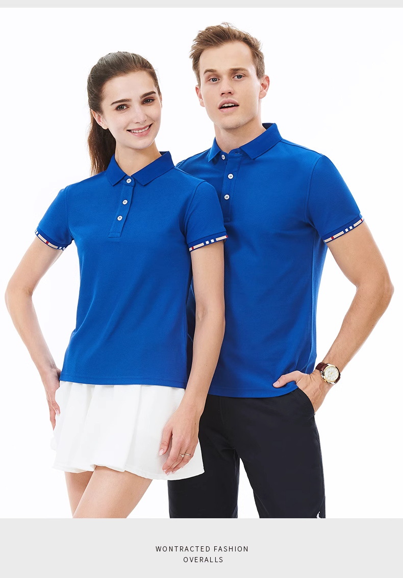 高端polo衫工作服企业定制T恤印字logo刺绣订做文化短袖工衣服装详情21