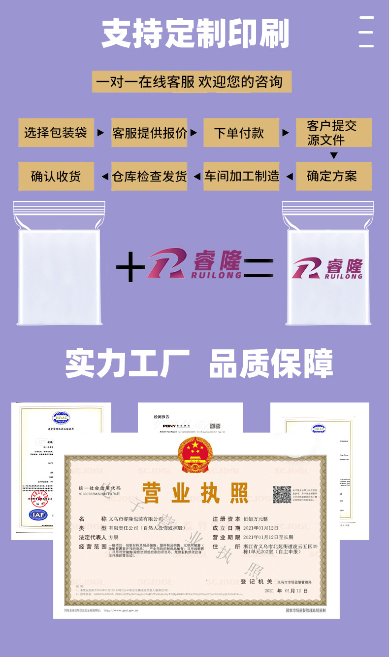 Bulk wholesale of PE self-sealing bags, transparent food packaging sealing bags, thickened PE sealing bags, plastic self-sealing bags pic 11