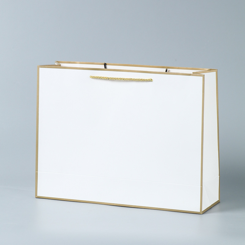 现货供应牛皮纸袋服装店手提袋茶叶眼镜店礼品袋美容化妆品饰品袋详情17