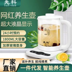 先科 养生壶 家用小型多功能玻璃电热水壶煮茶器花茶杯烧水壶代发详情16