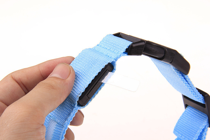 LED dog luminous collar, night-luminous pet collar strap, can be sent in one piece. Wire mesh collar strap, insulating sheet pic 13