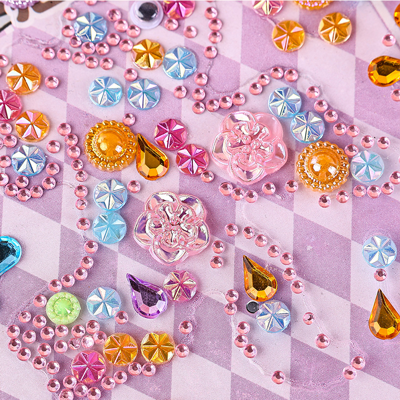 新款卡皮巴拉系列装饰贴 治愈系贴贴钻亚克力手机保温杯贴纸详情12