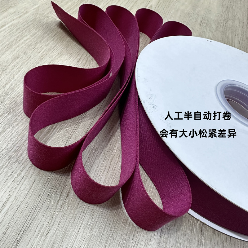 Cinta de poliéster de algodón doble cara mate cinta de poliéster de algodón cinta hecha a mano diy accesorios para el pelo material de arco caja de regalo 171002 pic 6