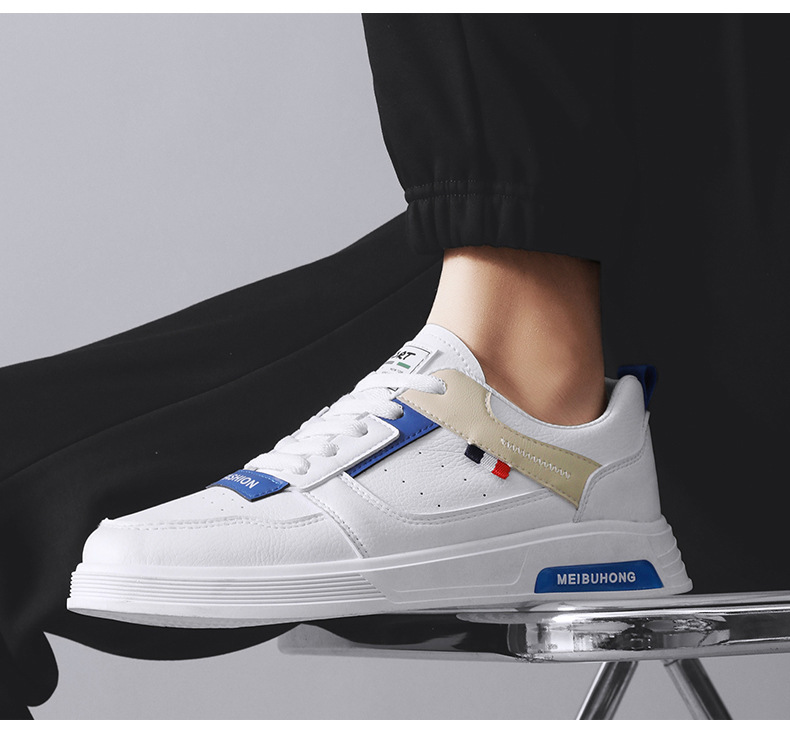 开学季小白鞋男生时尚滑板鞋透气休闲男鞋春季新款百搭运动潮男鞋详情20