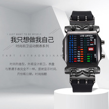 Ins-style illuminated watches, personalized Harajuku Korean version, fashionable and trendy LED fluorescent couple watches for boys, girls, primary and secondary school students pic 21