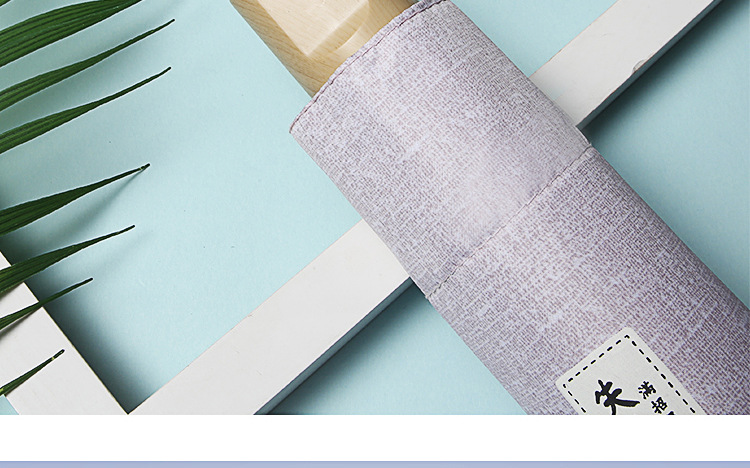 The Great Brightness folding umbrella, black rubber, sun protection and UV protection, four-fold umbrella, all-weather umbrella, double umbrella, internet-famous umbrella pic 6