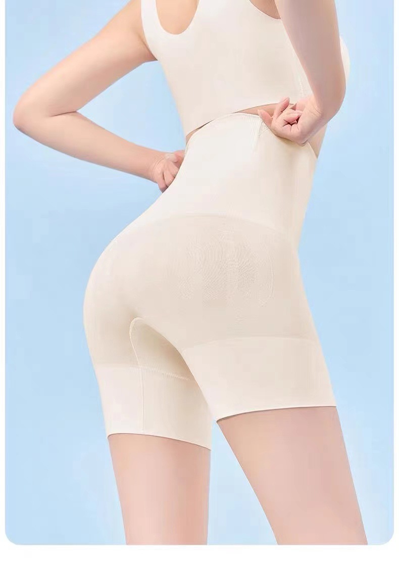 曲线 主义7A裸氨无缝收腹提臀裤 3D蜜桃臀女士平角安全裤详情8