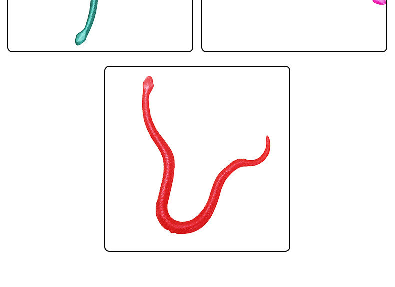 跨境爆款珠光蛇弹力伸缩玩具TPR减压发泄恶搞小玩具扭蛋配件详情9