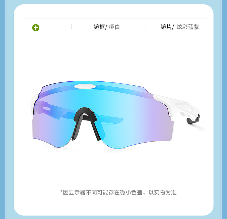 运动骑行眼镜防风偏光变色驾驶日夜两用太阳镜公路自行车太阳镜详情16