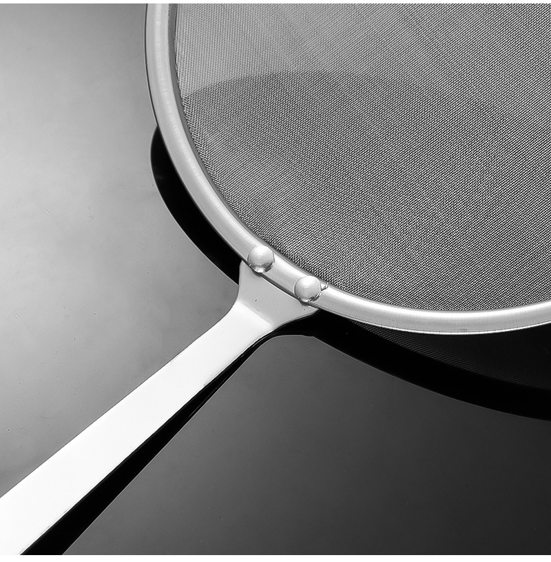 304 stainless steel mesh oil leakage grid, household kitchen filter mesh, filter spoon mesh, filter oil residue spoon, scum spoon pic 5