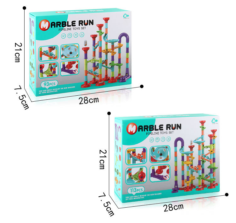 Nuevo juguete de puzzle bebé catapular mutante slide bloque de construcción ensamblado bloques de construcción tridimensional laberinto de tuberías juego de enseñanza temprana pic 20