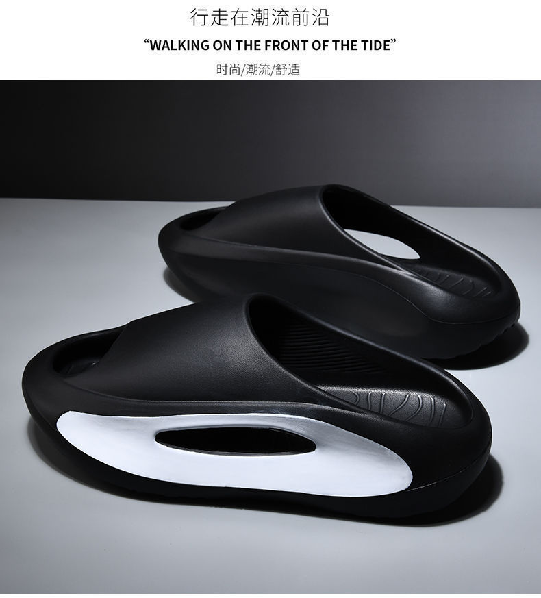 椰子拖鞋yeezy女外穿凉拖情侣厚底eva踩屎感家居家用大码拖鞋批发详情17