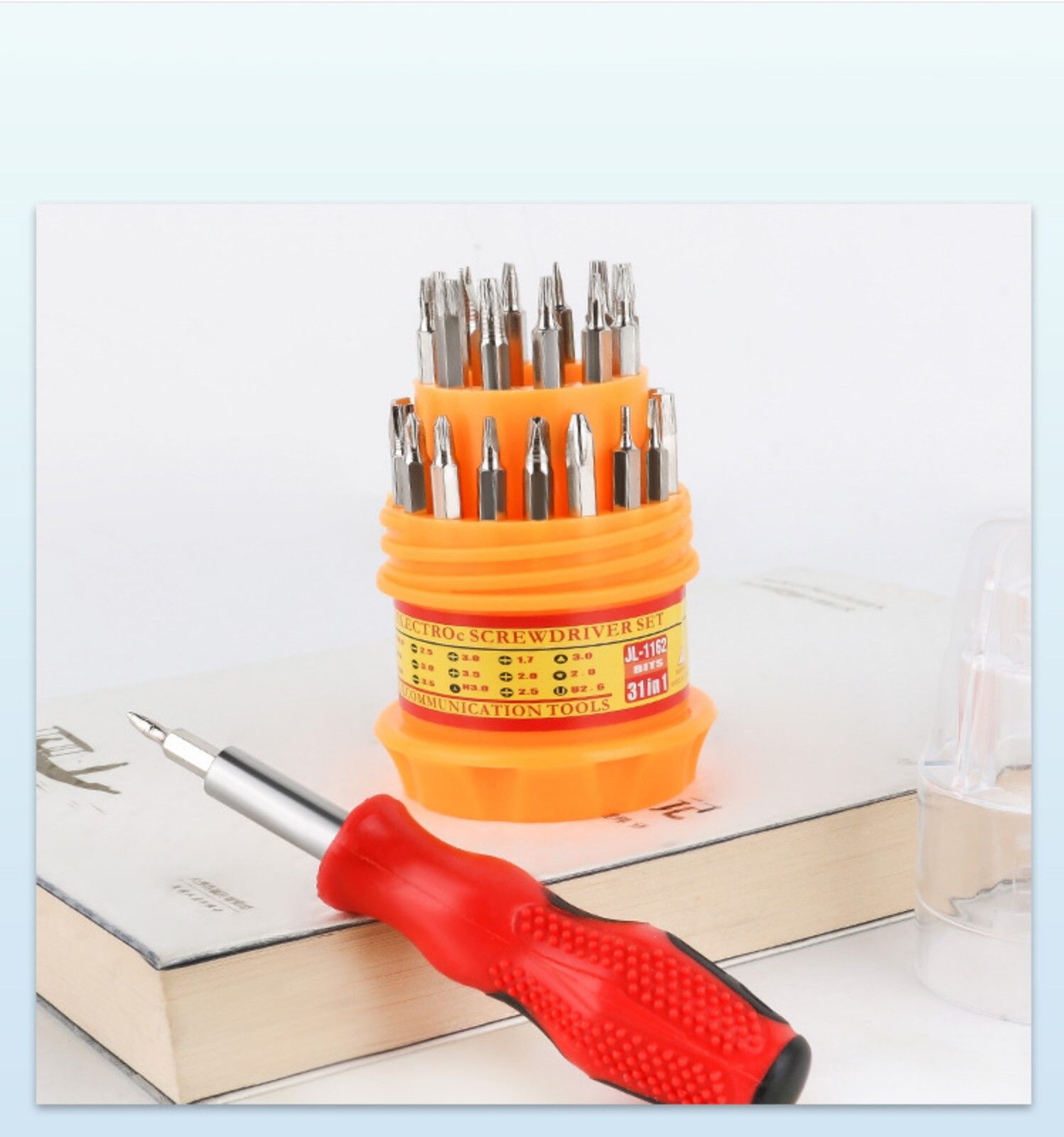 Multi-functional pagoda toolbox, manual screwdriver, screwdriver, Allen wrench combination set, maintenance hardware tools pic 3