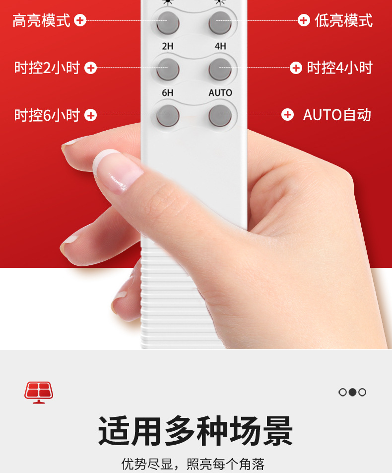 Zhongqian Optoelectronics solar floodlights, outdoor garden lights, New rural ultra-bright high-power outdoor solar lights pic 9