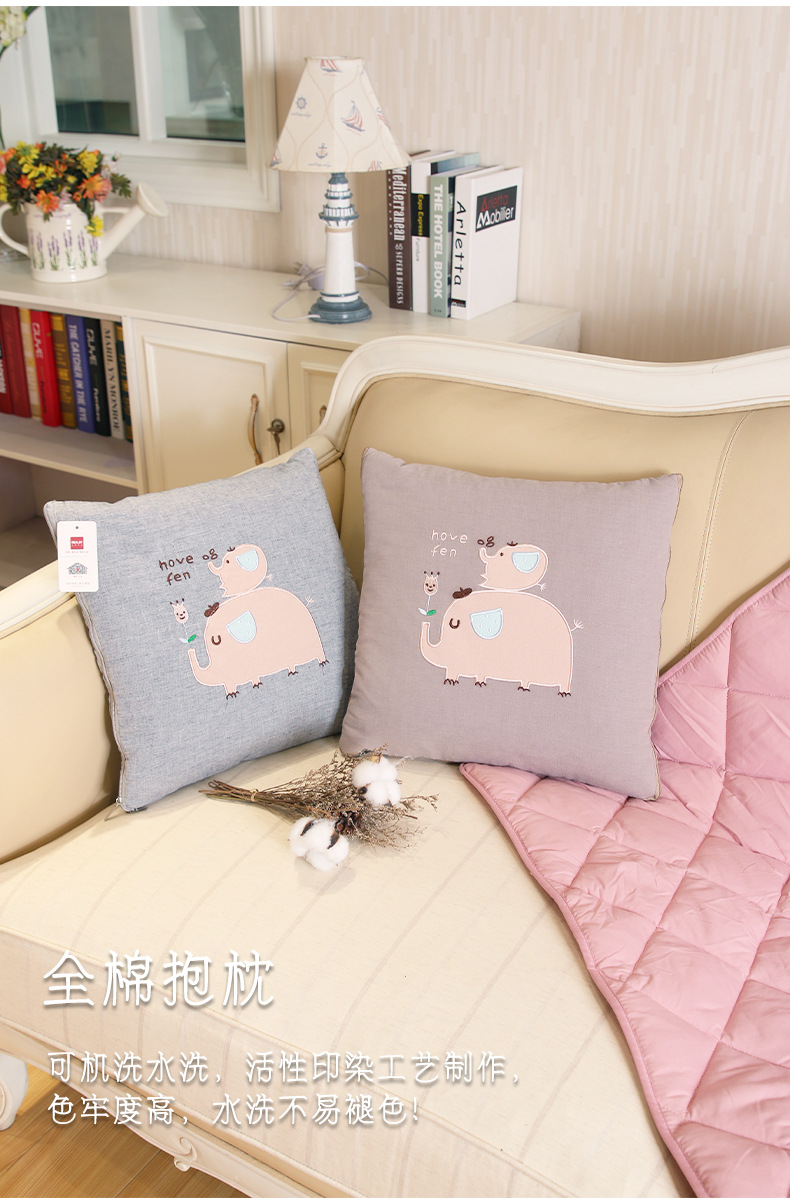 Wholesale of cartoon quilted throw pillows, Kanglewu air-conditioned throw pillows and quilts, two-in-one car throw blankets pic 11