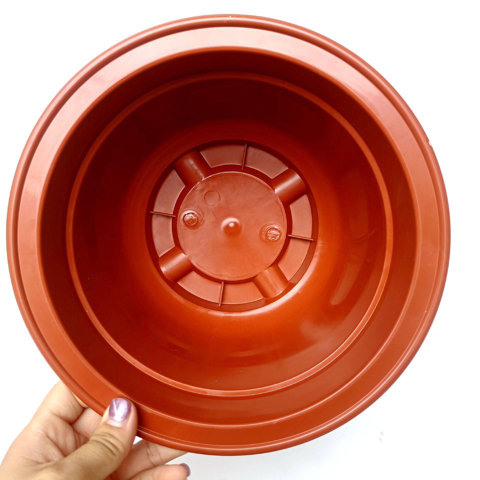 240 flowerpots, large red flowerpots, household large flowerpots, red flowerpots, 2-yuan supply, gift, wholesale supply pic 5