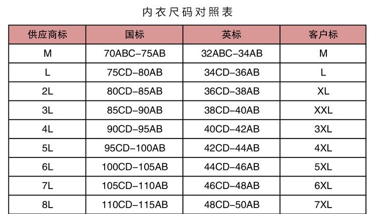 跨境厂家批发前开扣大码无钢圈外贸文胸内衣大胸显小舒适透气女士详情4