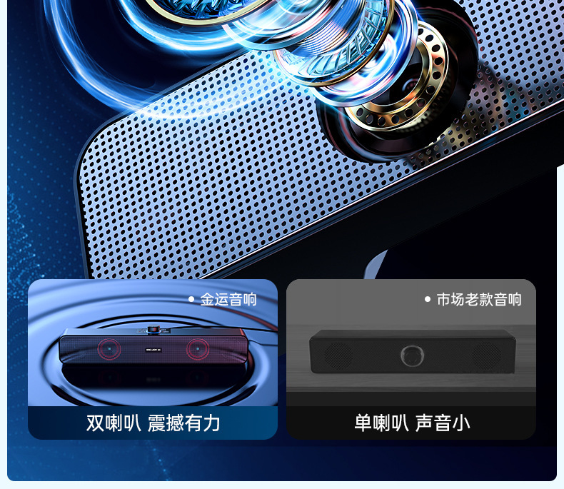 Jinyun s6 Bluetooth Speaker, desktop for home use, active small speaker, wired usb, wireless subwoofer, Bluetooth speaker pic 13