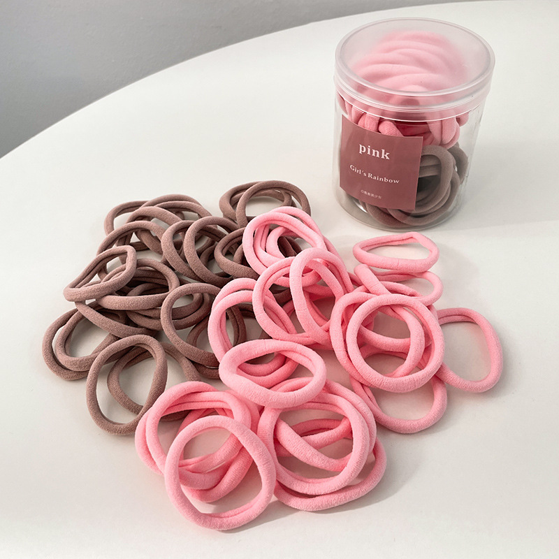 National trend series hair ties, colorful high-elasticity candy-colored rubber bands, hair bands, hair accessories pic 11